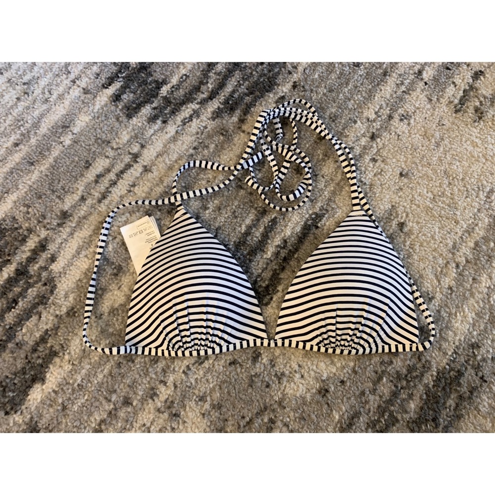 H&M Striped String Bikini Top